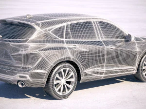 Acura RDX 2019 3D Model