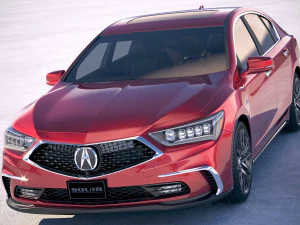 Acura RLX 2018 3D Model