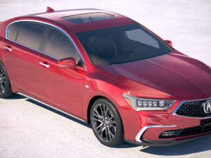 Acura RLX 2018 Modelo 3D