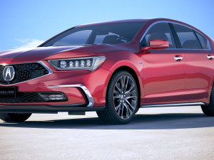 Acura RLX 2018 Modelo 3D