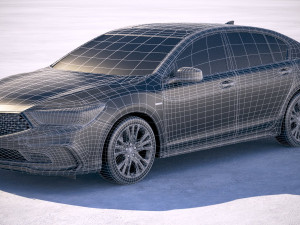 Acura RLX 2018 Modelo 3D