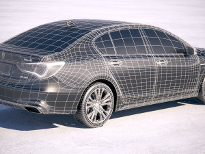 Acura RLX 2018 Modelo 3D