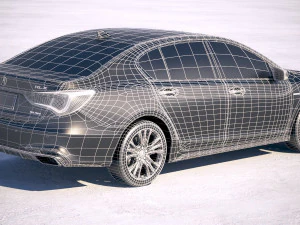 Acura RLX 2018 3D Model
