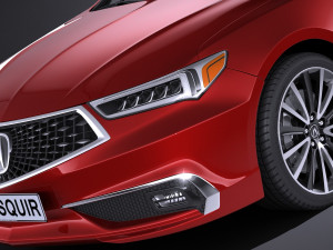 Acura TLX 2018 3D 模型