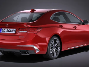 Acura TLX 2018 3D Model