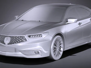Acura TLX 2018 3D Model