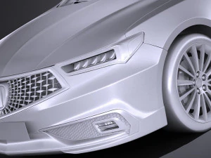Acura TLX 2018 3D Model