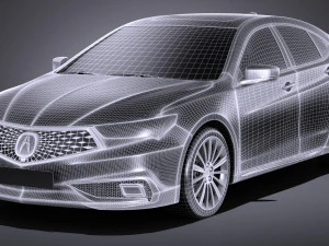 Acura TLX 2018 3D Model