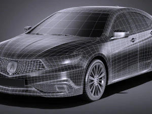 Acura TLX 2018 3D Model