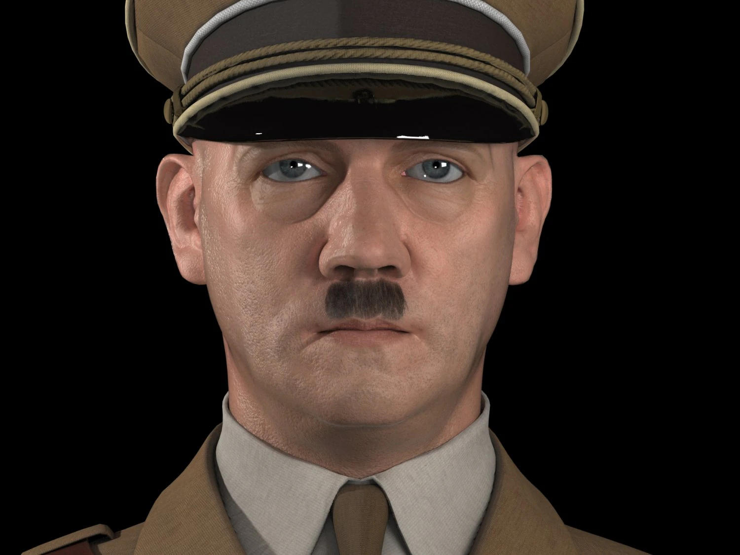 Adolf Hitler 3D Model .c4d .max .obj .3ds .fbx .stl .blend