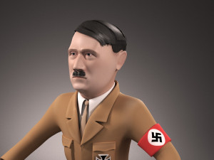 Adolf Hitler Cartoon Model 3D