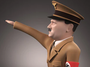 Cartone animato di Adolf Hitler Modello 3D