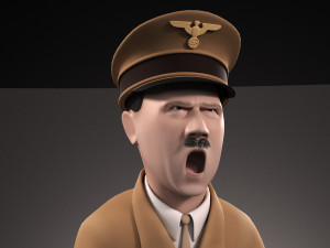 Adolf Hitler Cartoon Model 3D
