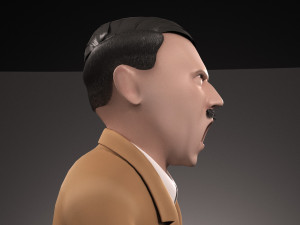 Adolf Hitler Cartoon Model 3D