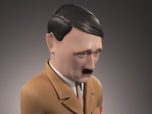 Adolf Hitler Cartoon Model 3D