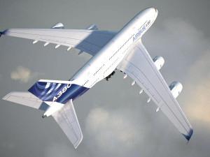 Airbus A380 with interior Modelo 3D