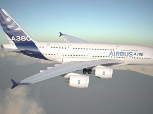 Airbus A380 with interior Modelo 3D