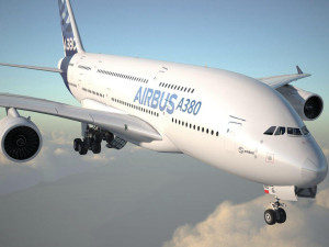 Airbus A380 with interior Modelo 3D