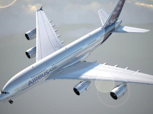 Airbus A380 with interior Modelo 3D