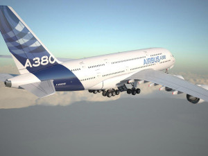 Airbus A380 with interior Modelo 3D