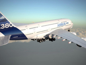 Airbus A380 with interior Modelo 3D