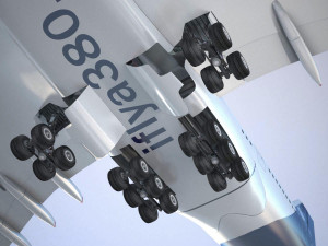 Airbus A380 with interior Modelo 3D