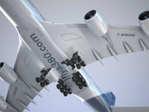 Airbus A380 with interior Modelo 3D