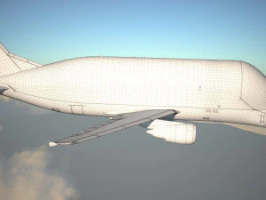 Airbus Beluga XL 3D Model