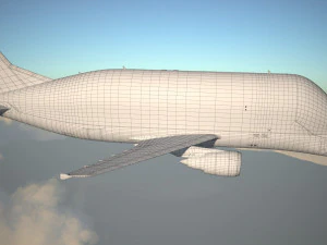 Airbus Beluga XL 3D Model