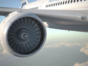 Airbus A330-300 with interior 3D Model