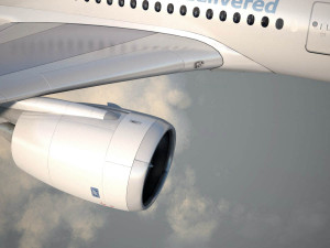 Airbus A330-300 with interior 3D Model