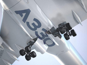 Airbus A330-300 with interior 3D Model