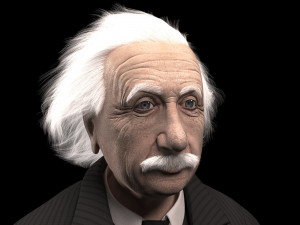 Albert Einstein 3D 모델
