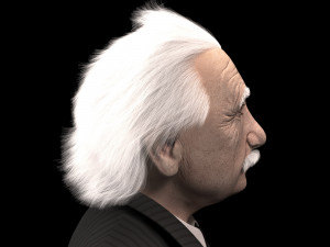 Albert Einstein 3D 모델