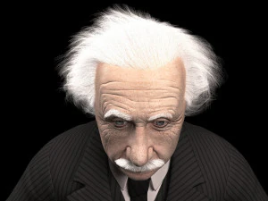 Albert Einstein 3D Model