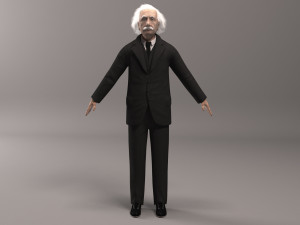 Albert Einstein 3D 모델