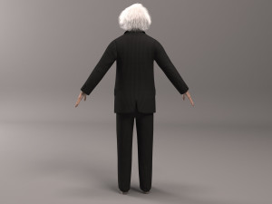 Albert Einstein 3D 모델