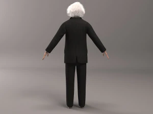 Albert Einstein 3D Model