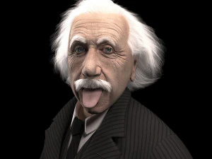 Albert Einstein 3D Model