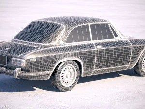 Alfa Romeo GTV 1974 3D Model