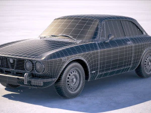 Alfa Romeo GTV 1974 3D Model