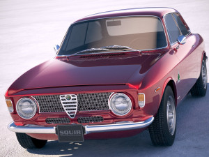 Alfa Romeo Giulia GTA 1965-1969 vray 3Dモデル