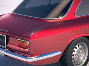 Alfa Romeo Giulia GTA 1965-1969 vray 3Dモデル