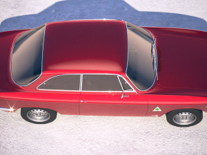 Alfa Romeo Giulia GTA 1965-1969 vray 3Dモデル