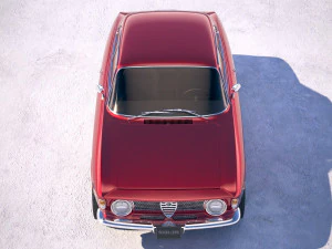 Alfa Romeo Giulia GTA 1965-1969 vray 3D Model