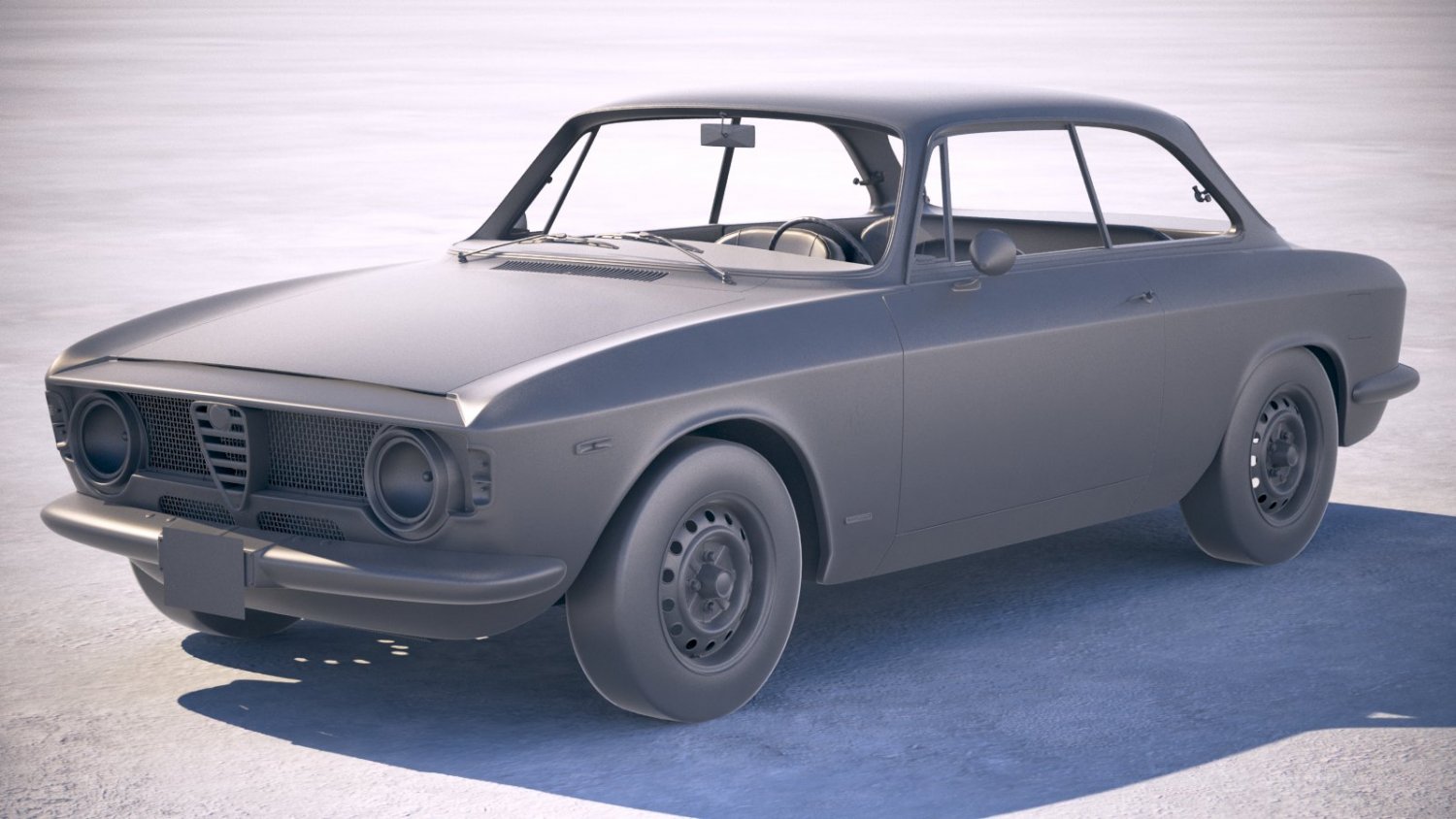 alfa romeo giulia gta 1965-1969 vray 3D Модель in Классические 3DExport