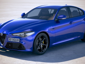 Alfa Romeo Giulia Veloce 2018 3D Model