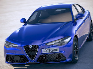 Alfa Romeo Giulia Veloce 2018 Modello 3D
