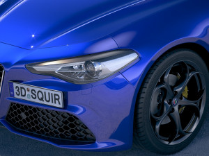 Alfa Romeo Giulia Veloce 2018 Modello 3D