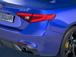Alfa Romeo Giulia Veloce 2018 Modello 3D